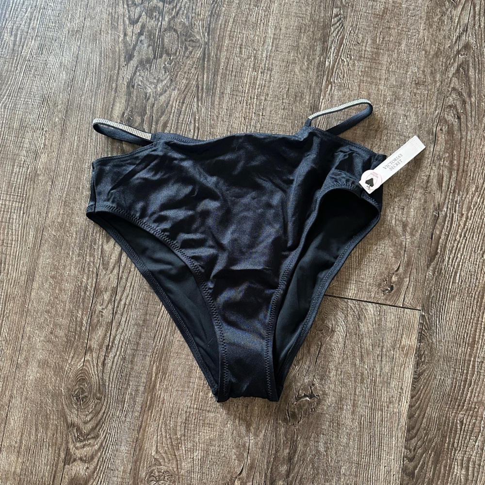 NWT Victoria's Secret Black Bikini Bottom
